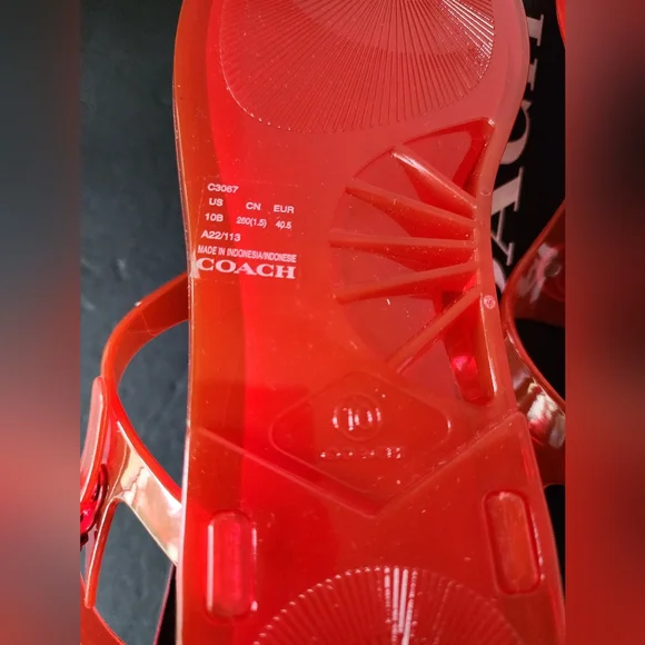 ✨️NIB✨️ Coach Natalee Jelly, Rainbow, Size 10 & 6 - Picture 5 of 6